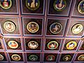 Restored ceiling of the King's Chamber, Stirling Castle