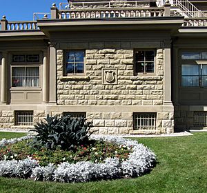 Sandstone Building Lougheed House Calgary