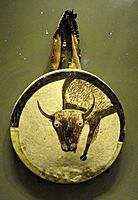 Shield, Arikara, North Dakota, c. 1850 - Nelson-Atkins Museum of Art - DSC09071