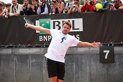 Stan Wawrinka Practice (86) (26437400784)