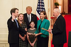 Supreme Court Justice Brett Kavanaugh Swearing-In Ceremony