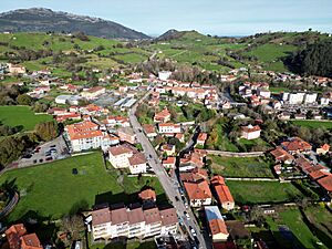 Aerial view of Liérganes