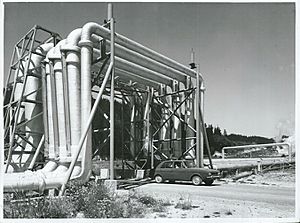 Wairakei Geothermal Valley Steam Pipes