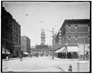 Welcome Arch and Union Depot, Denver, Colo.