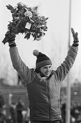 Wereldkampioenschappen schaatsen dames allround in Den Haag. Beth Heiden (Verenigde Staten) , Bestanddeelnr 930-1058.jpg