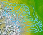 Map of the Niobrara River (light blue)