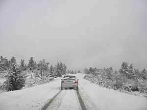 Al Bayda, Libya snow