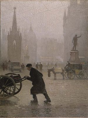 Albert Square Manchester 1910, Valette