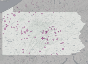 Amish SettlementsMap PA