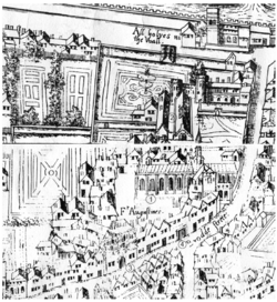 Austin Friary copperplate map