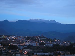 El ruiz volcano