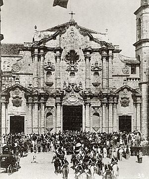 Havana Cathedral, Cuba - 1898