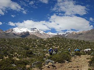 Hualca Hualca approach trek