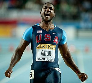 Justin Gatlin Istanbul 2012