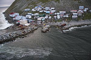 Little Diomede Island village