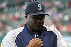 Lloyd McClendon Mariners at MMP July 2014.jpg