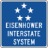  Eisenhower Interstate System sign