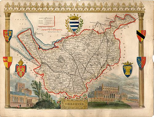 Map of Cheshire 1923