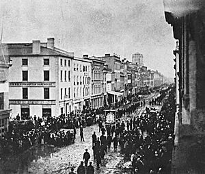 Orangemen's Parade in the late 1860s on King Street East
