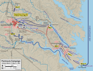 Peninsula Campaign March-May 1862