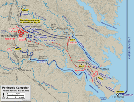 Peninsula Campaign March-May 1862