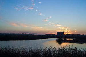 San Joaquin Wildlife Sanctuary sunset