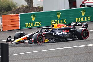 Sergio Perez in the RB20