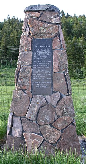 The Astorians plaque