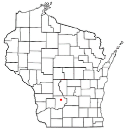 Location of the Town of  Excelsior, Wisconsin