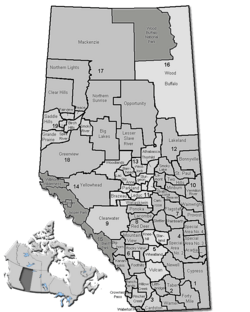 County of Forty Mile No is located in Alberta