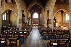 All Saints, The Avenue, Hampton - East end (geograph 3608736).jpg