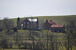 Back Creek Farm from east