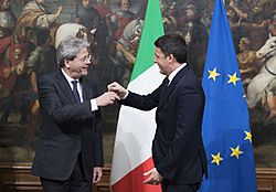 Cerimonia di insediamento del Governo Gentiloni 2016