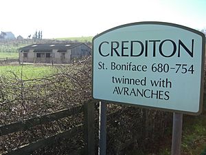 Crediton Sign