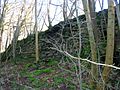 Embankment wall at carriageway