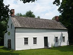 Front of Graham-Brush Log House