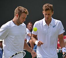 Jack Sock Vasek Pospisil Wimbledon 2015