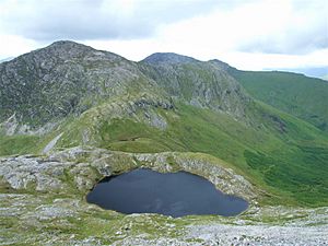 Lough Maumahoge and Knocknahillion and Letterbreckaun