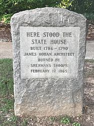 Marker of Old SC Statehouse