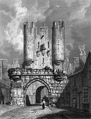 Micklegate Bar etching