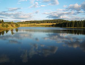 Myslivny bozi dar lake