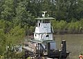 Photograph of the Tug Holly J on Gabouri Creek near Ste Genevieve MO