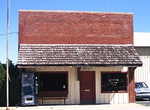 Main façade of the Quapaw Town Hall