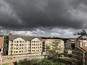 Rain clouds forming Nairobi