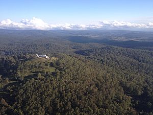 Round Mountain from the Air