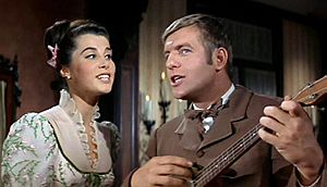 Stefanie Powers-Jerry Van Dyke in McLintock!