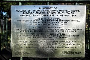 Thomas Mitchell Plaque