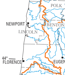 USGS Central Oregon Coast