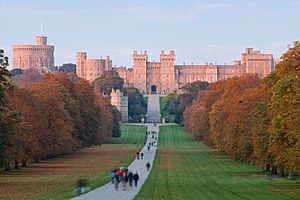 Windsor Castle at Sunset - Nov 2006