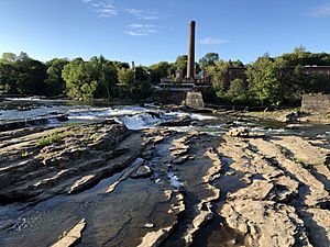 Winooski River Falls Aug 2019